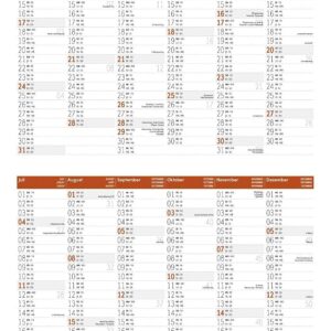 Deutschland Broschürenkalender 2027 - 30x30 - Art12 | Stilsicherer Landschaftskalender im schlanken Hochformat (aufgeklappt 30x60 cm) | zum Eintragen – Bild 14