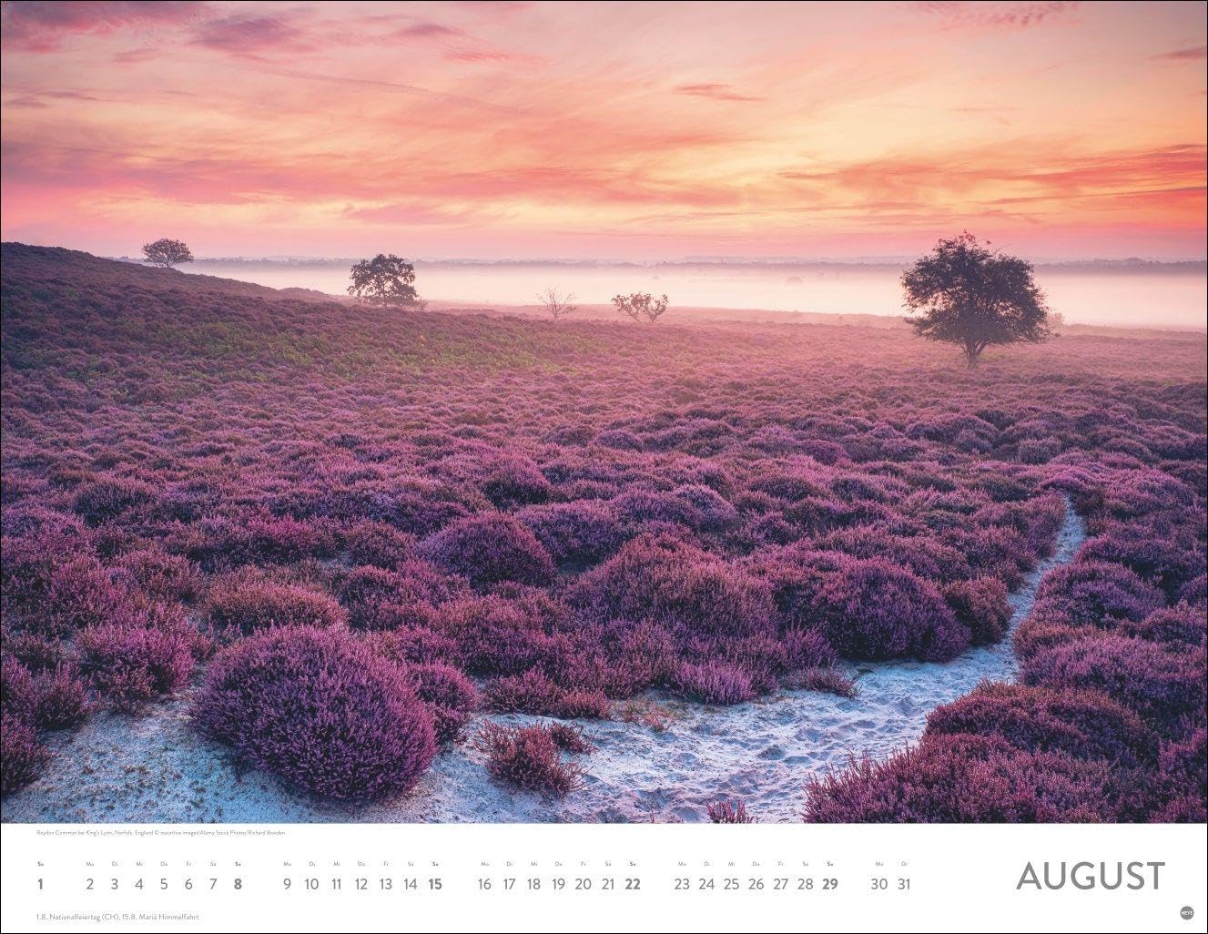 Auf Traumpfaden Posterkalender 2027: Großer Foto-Wandkalender. Landschafts-Kalender 2027 mit Fotos atemberaubender Wege. 44 x 34 cm. Querformat. – Bild 9