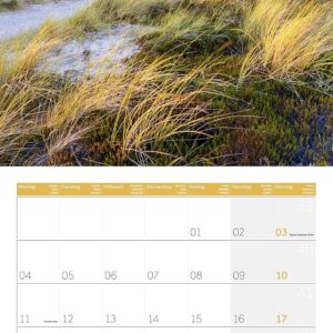 Am Meer Broschürenkalender 2027 - 30x30 - Art12 | Geschmackvoller Küsten-Kalender im schlanken Hochformat (aufgeklappt 30x60 cm) | zum Eintragen – Bild 11