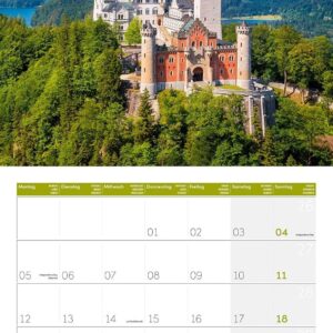 Deutschland Broschürenkalender 2027 - 30x30 - Art12 | Stilsicherer Landschaftskalender im schlanken Hochformat (aufgeklappt 30x60 cm) | zum Eintragen – Bild 8