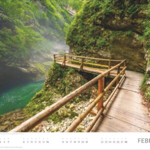 Auf Traumpfaden Posterkalender 2027: Großer Foto-Wandkalender. Landschafts-Kalender 2027 mit Fotos atemberaubender Wege. 44 x 34 cm. Querformat. – Bild 3