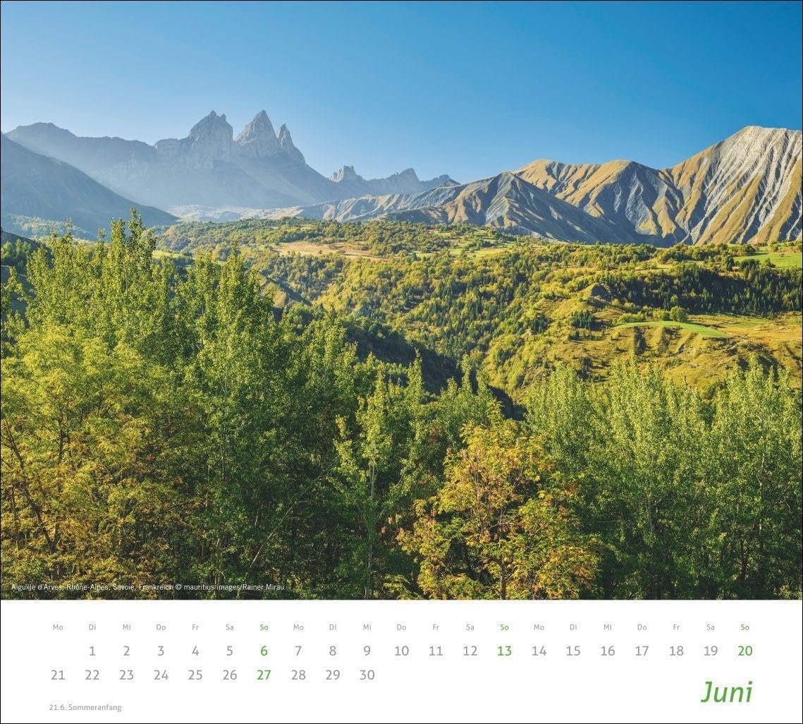 times&more Alpen Bildkalender 2027: Wandkalender mit beeindruckenden Fotos schroffer Gipfel und luftiger Höhen. Dekorativer Poster-Kalender für Bergfreunde. – Bild 7