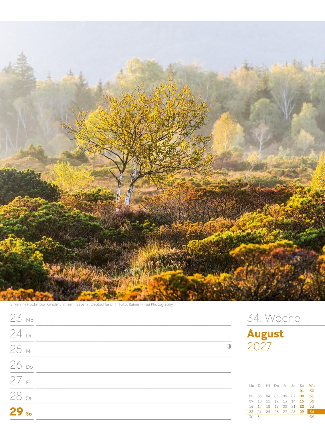 Unser Wald Wochenplaner Kalender 2027: Heimischer Natur-Wochenkalender im Hochformat (25x33 cm) | Mit Kreuzworträtseln, Sudokus & mehr – Bild 39