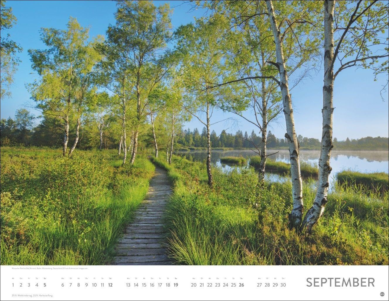 Auf Traumpfaden Posterkalender 2027: Großer Foto-Wandkalender. Landschafts-Kalender 2027 mit Fotos atemberaubender Wege. 44 x 34 cm. Querformat. – Bild 10