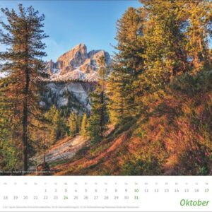 times&more Alpen Bildkalender 2027: Wandkalender mit beeindruckenden Fotos schroffer Gipfel und luftiger Höhen. Dekorativer Poster-Kalender für Bergfreunde. – Bild 11