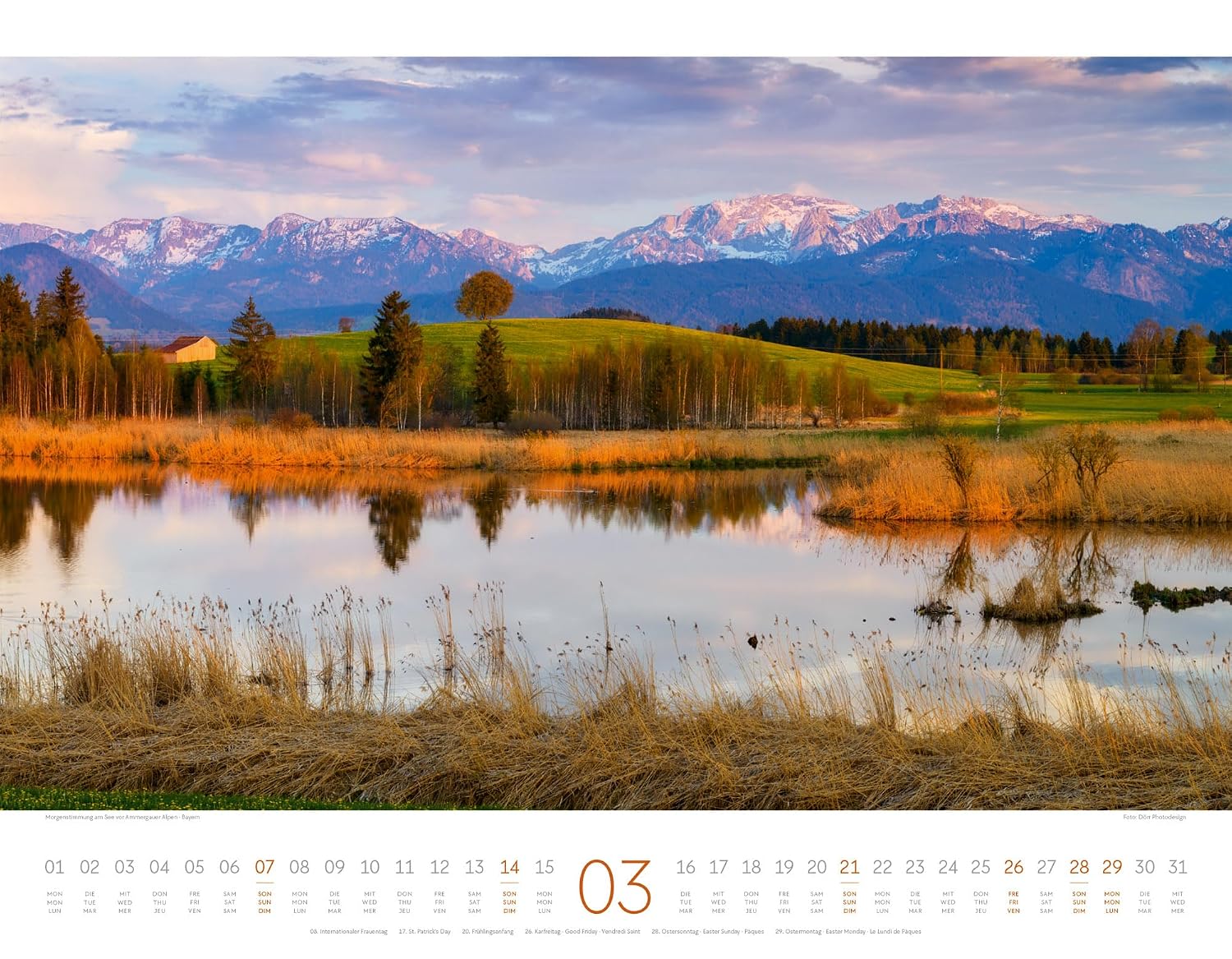 Deutschland Kalender 2027 | Zauberhafte Landschaften | Geschmackvoller Natur-Kalender im großen Querformat (54x42 cm) | Landschaftsfotografie – Bild 4