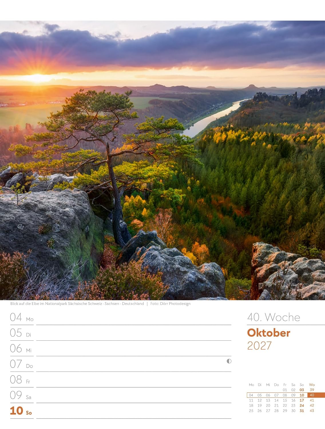 Unser Wald Wochenplaner Kalender 2027: Heimischer Natur-Wochenkalender im Hochformat (25x33 cm) | Mit Kreuzworträtseln, Sudokus & mehr – Bild 45