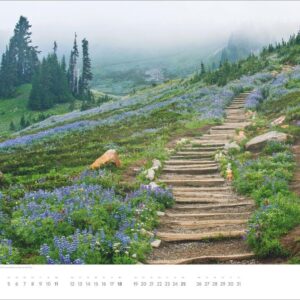 Auf Traumpfaden Posterkalender 2027: Großer Foto-Wandkalender. Landschafts-Kalender 2027 mit Fotos atemberaubender Wege. 44 x 34 cm. Querformat. – Bild 8