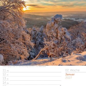 Unser Wald Wochenplaner Kalender 2027: Heimischer Natur-Wochenkalender im Hochformat (25x33 cm) | Mit Kreuzworträtseln, Sudokus & mehr – Bild 6