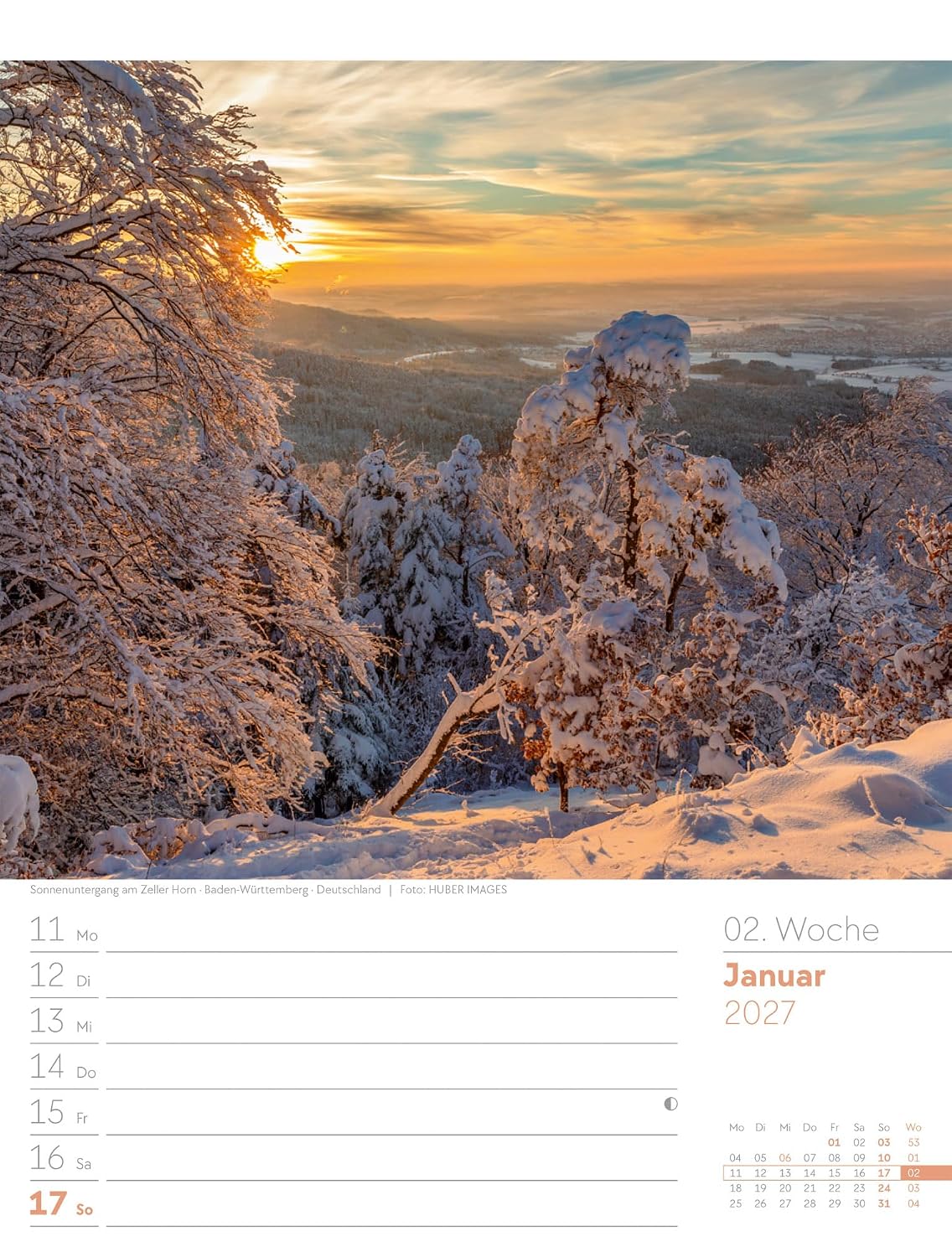 Unser Wald Wochenplaner Kalender 2027: Heimischer Natur-Wochenkalender im Hochformat (25x33 cm) | Mit Kreuzworträtseln, Sudokus & mehr – Bild 6