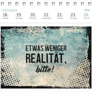 Postkartenkalender Meine Schokoladenseite hab ich aufgegessen. 2027: Wochenkalender 2027, 53 Postkarten mit bösen Sprüchen – Bild 6