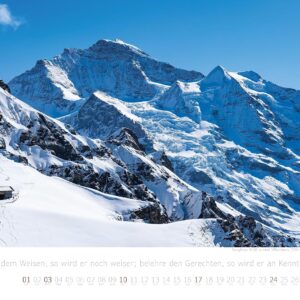 Alternative view of Berg Wandkalender Alpen-Impressionen 2027 | Wertiger Bergkalender im großen Querformat (42 x 29,7 cm) | Von Südtirol bis in die Schweiz Wandkalender, ... aus den Alpen von Fotograf Matthias Bohn