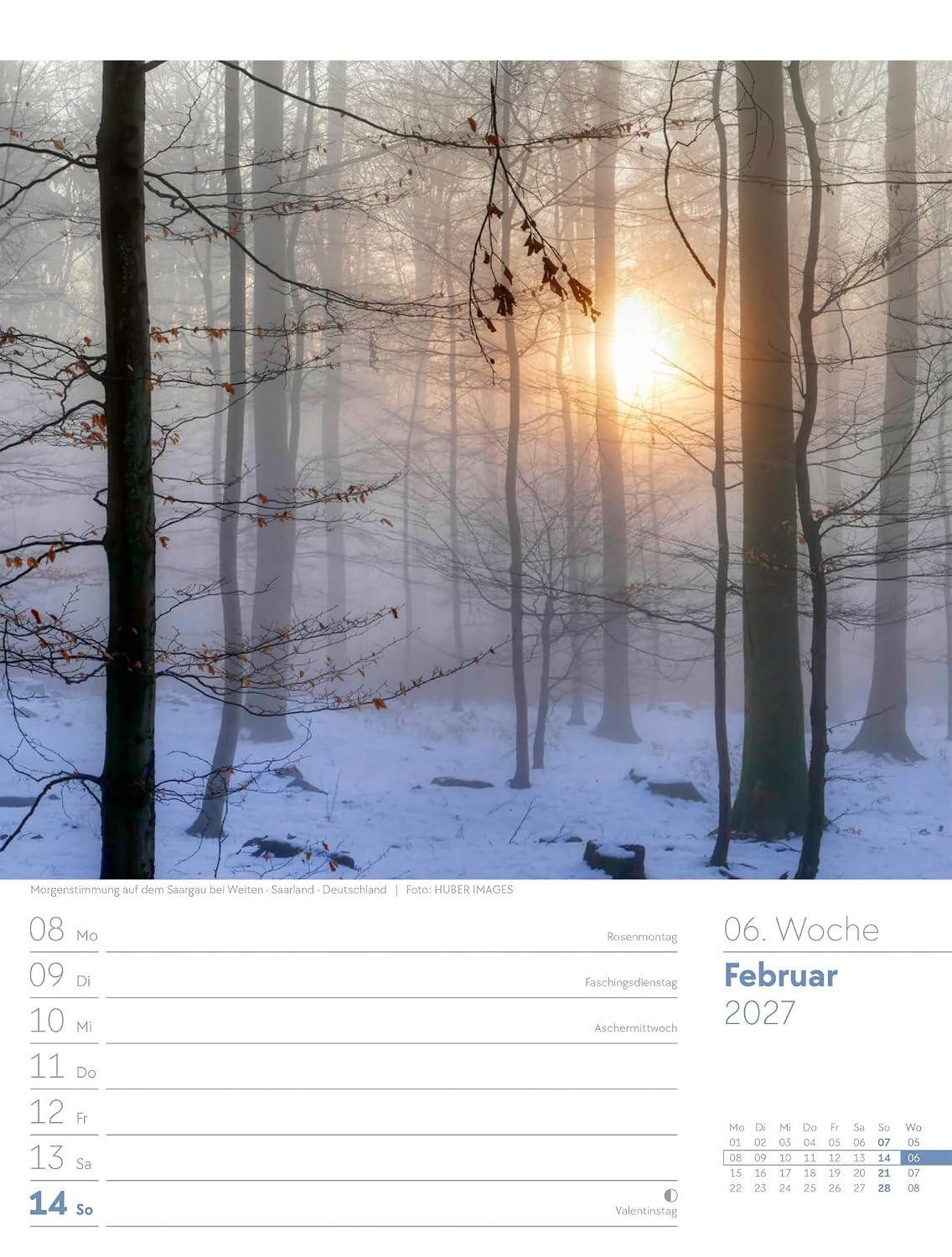 Unser Wald Wochenplaner Kalender 2027: Heimischer Natur-Wochenkalender im Hochformat (25x33 cm) | Mit Kreuzworträtseln, Sudokus & mehr – Bild 11