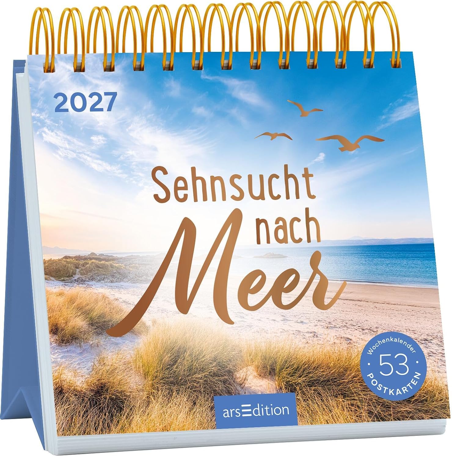Postkartenkalender Sehnsucht nach Meer 2027: Wochenkalender 2027, 53 Postkarten für mehr Inspiration