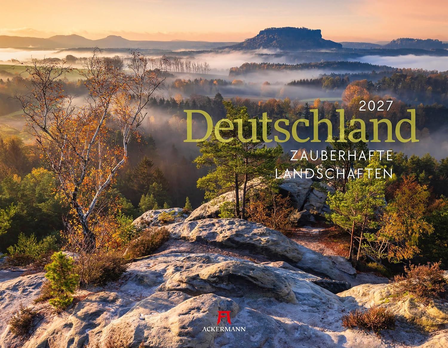 Deutschland Kalender 2027 | Zauberhafte Landschaften | Geschmackvoller Natur-Kalender im großen Querformat (54x42 cm) | Landschaftsfotografie