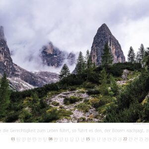 Berg Wandkalender Alpen-Impressionen 2027 | Wertiger Bergkalender im großen Querformat (42 x 29,7 cm) | Von Südtirol bis in die Schweiz Wandkalender, ... aus den Alpen von Fotograf Matthias Bohn – Bild 9