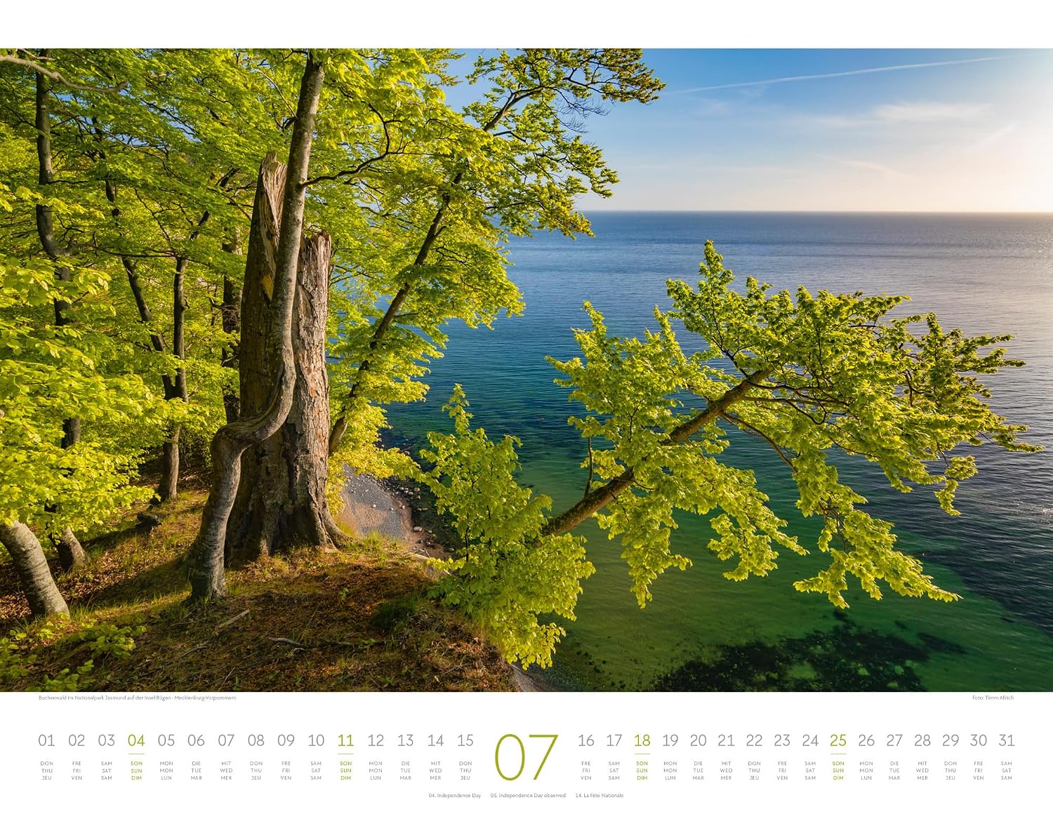 Deutschland Kalender 2027 | Zauberhafte Landschaften | Geschmackvoller Natur-Kalender im großen Querformat (54x42 cm) | Landschaftsfotografie – Bild 8