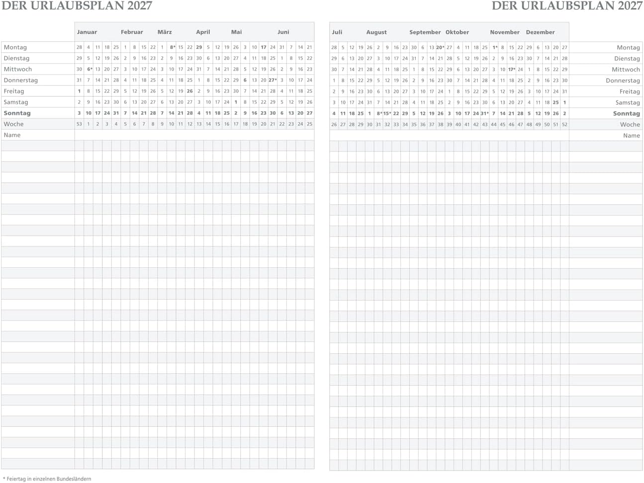 2027 Book Calendar Executive Planner A5 1 Day 1 Page Also Sundays Pink – Bild 6