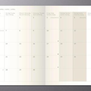 Alternative view of SIGEL Conceptum Monthly Planner 2027 A5 Softcover Dark Blue