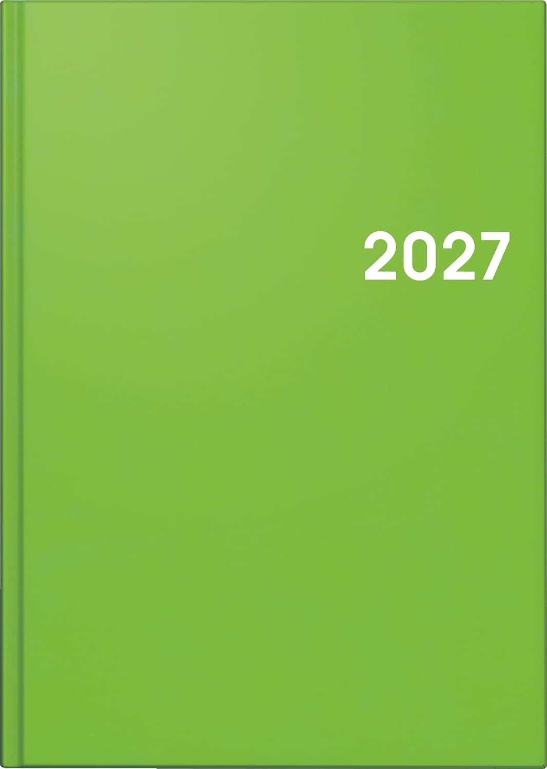 BRUNNEN Book Calendar Model 795 2027 | A5, Plastic, Light Green