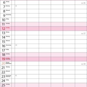 XL Familienplaner 2027: Familienkalender mit 6 breiten Spalten. Hochwertiger Familientimer mit Ferienterminen, extra Spalte, Vorschau bis März 2027 und nützlichen Zusatzinformationen. – Bild 10