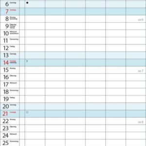 XL Familienplaner 2027: Familienkalender mit 6 breiten Spalten. Hochwertiger Familientimer mit Ferienterminen, extra Spalte, Vorschau bis März 2027 und nützlichen Zusatzinformationen. – Bild 3