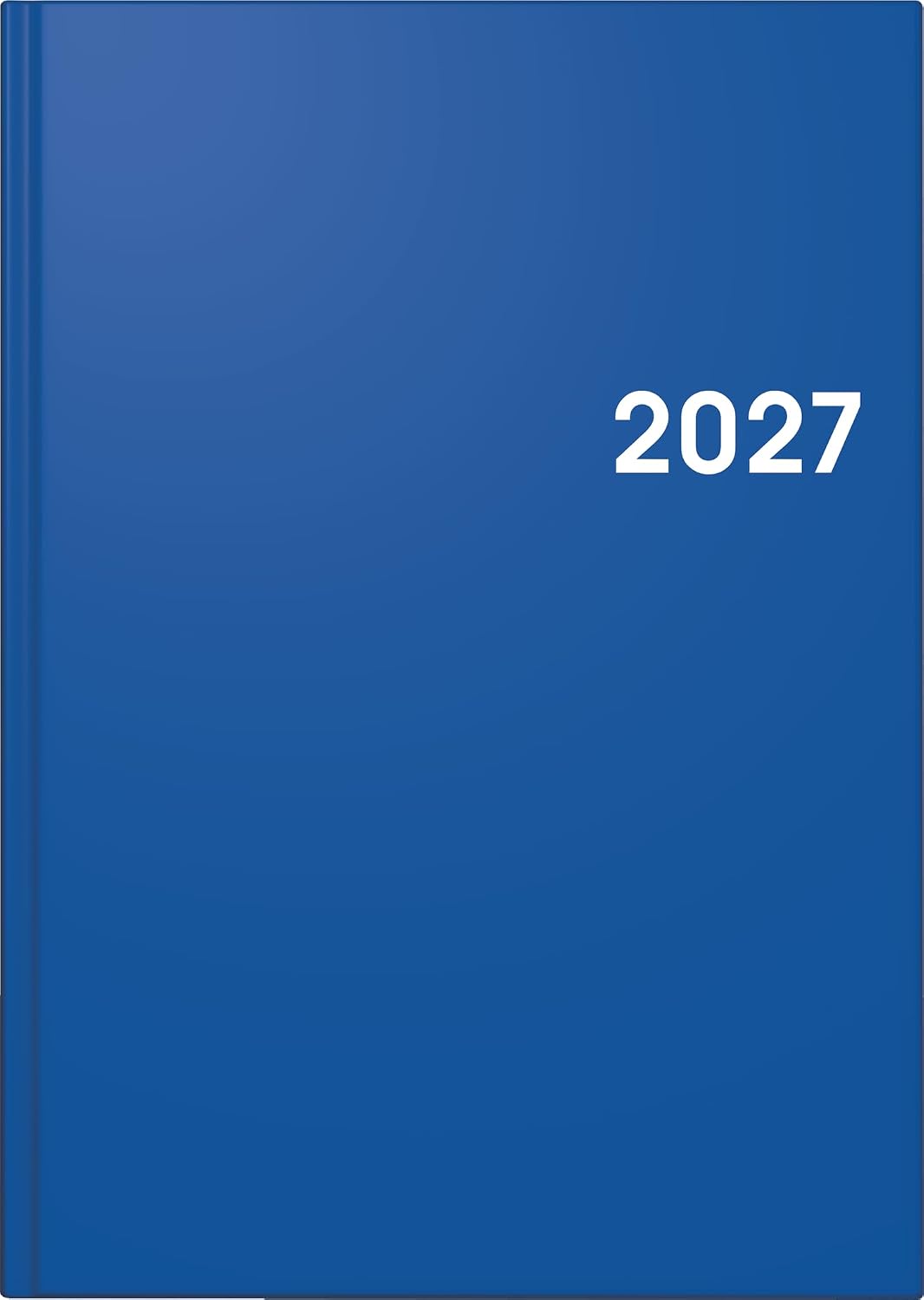 BRUNNEN Book Calendar Model 795 2027 | A5, Plastic, Blue