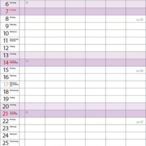 XL Familienplaner 2027: Familienkalender mit 6 breiten Spalten. Hochwertiger Familientimer mit Ferienterminen, extra Spalte, Vorschau bis März 2027 und nützlichen Zusatzinformationen. – Bild 12