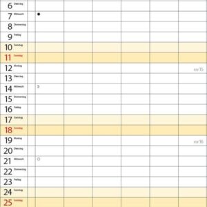 XL Familienplaner 2027: Familienkalender mit 6 breiten Spalten. Hochwertiger Familientimer mit Ferienterminen, extra Spalte, Vorschau bis März 2027 und nützlichen Zusatzinformationen. – Bild 5