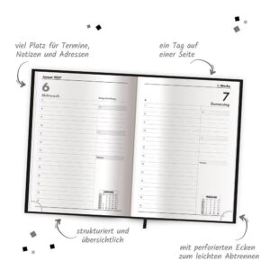 Trötsch Buchkalender A5 2027: Tagesplaner – Bild 3