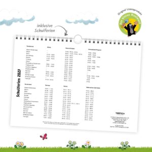 Trötsch Der kleine Maulwurf Monatsterminer Monatskalender 2027: Monatskalender Planer Bürokalender Terminer – Bild 6