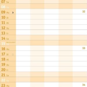 Basic Familienplaner 2027: Praktischer Wandplaner mit 5 Spalten. Familien-Wandkalender mit Schulferien und 3-Monats-Ausblick aufs Folgejahr. Terminkalender 2027. – Bild 9