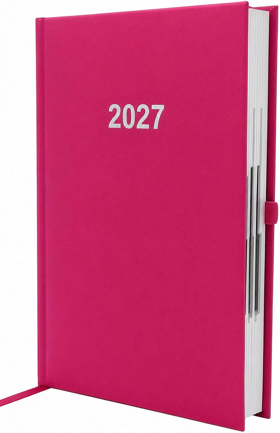 2027 Book Calendar Executive Planner A5 1 Day 1 Page Also Sundays Pink