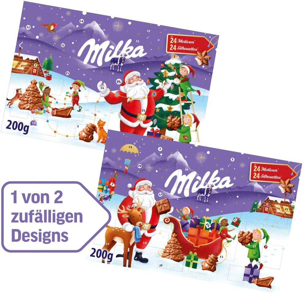 Milka Advent Calendar, 24 Doors with Alpine Milk Chocolate, 200 g – Bild 3