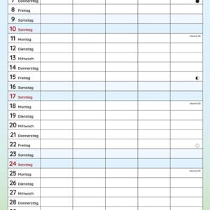 Uli Stein Familienkalender 2027: Familienplaner mit 5 Spalten: Großer Wandkalender im Hochformat mit Spiralbindung (Uli Stein Kalender 2027) – Bild 4