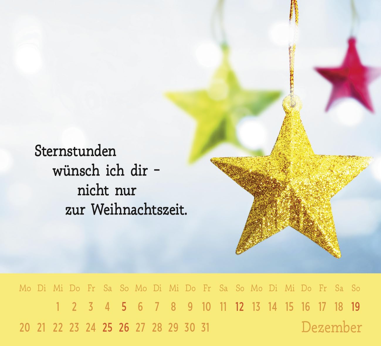 Mini-Kalender 2027: Der kleine Gute-Laune-Kalender: Mini-Monatskalender. Kleiner Tischkalender zum Aufstellen mit Monatskalendarium – Bild 5