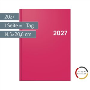 BRUNNEN Book Calendar Model 795 2027 | A5, Paper, Pink – Bild 2