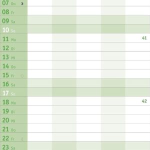 Basic Familienplaner 2027: Praktischer Wandplaner mit 5 Spalten. Familien-Wandkalender mit Schulferien und 3-Monats-Ausblick aufs Folgejahr. Terminkalender 2027. – Bild 11