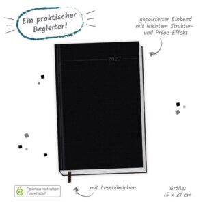 Trötsch Buchkalender A5 2027: Tagesplaner – Bild 2