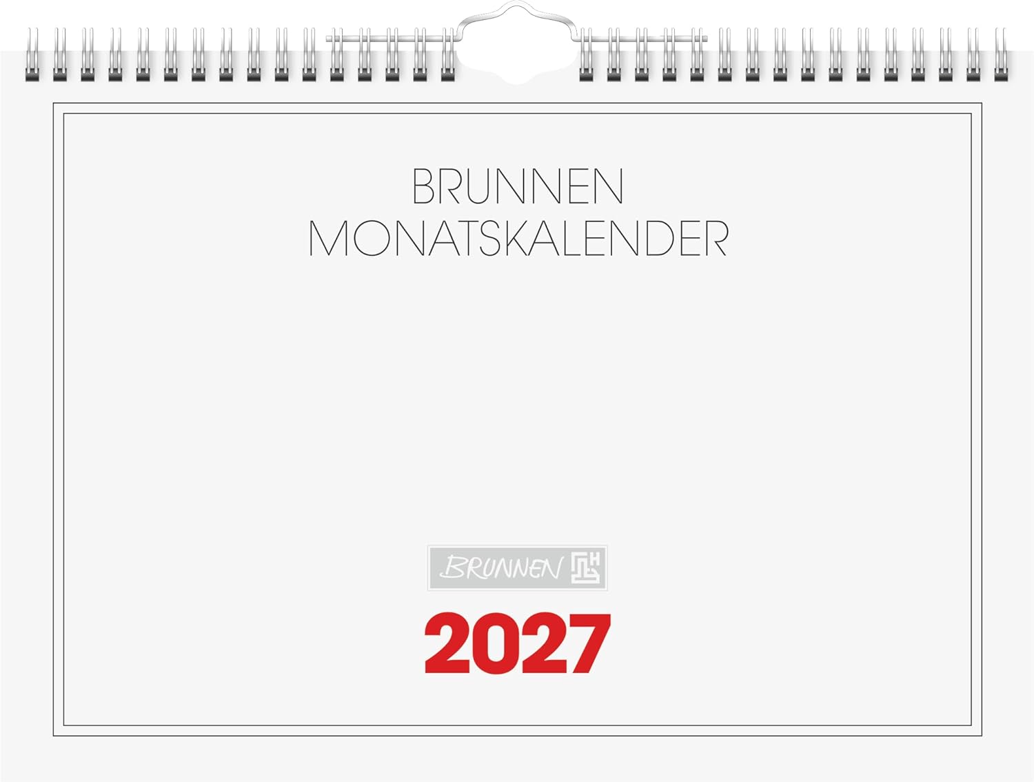 BRUNNEN Monthly Calendar 2027, 297 x 210 mm