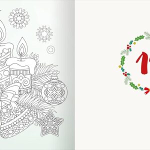 Diamond Adventskalender: Ausmalen & Stickern – 24 wunderschöne Motive mit Diamond Dots | 24 zauberhafte Adventsmotive zum Heraustrennen und Gestalten ... (Malprodukte für Erwachsene) – Bild 4