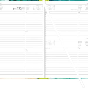 Buchkalender Style Beach 2027: Taschenkalender A5 (14,5x21 cm) - Tagesplaner mit Zeiteinteilung, Leseband, Notizbereich & Monatsübersicht, für Beruf, Schule & Alltag – Bild 2