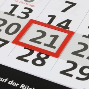 XXL 3-Month Calendar 2027 Black Large Wall Calendar Office Calendar – Bild 6