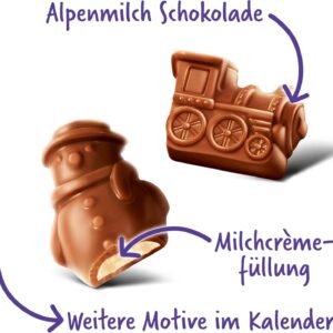 Milka Advent Calendar, 24 Doors with Alpine Milk Chocolate, 200 g – Bild 5