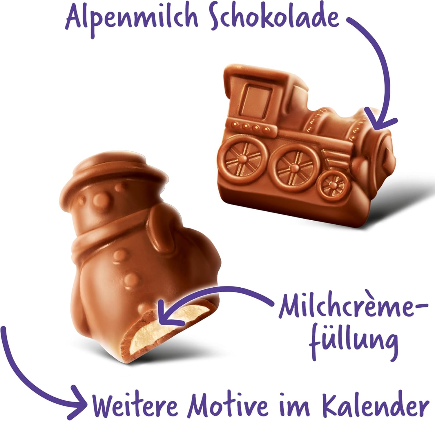 Milka Advent Calendar, 24 Doors with Alpine Milk Chocolate, 200 g – Bild 5