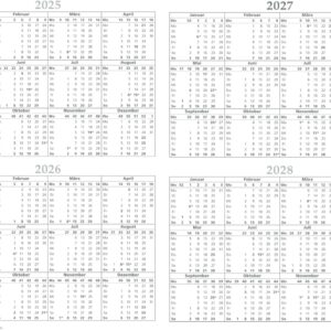 2027 Book Calendar Executive Planner A5 1 Day 1 Page Also Sundays Blue Metallic – Bild 4