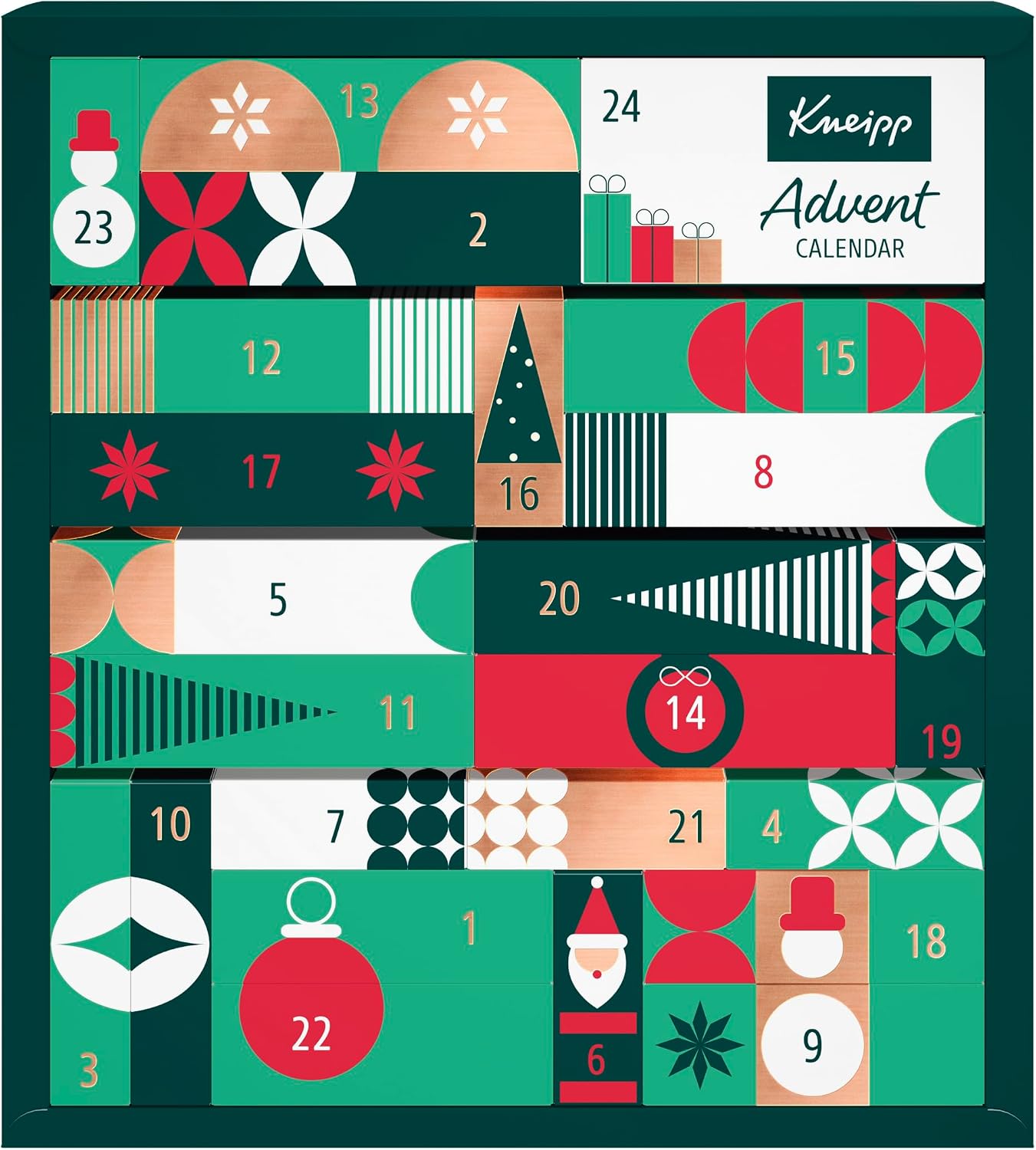 Kneipp Advent Calendar 2026 – High-Quality Advent Calendar with 24 Beauty Surprises for Your Wellness Moment – For Yourself or as a Gift