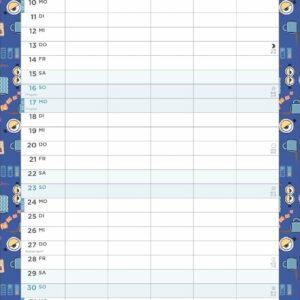 Minions Familienplaner 2027: Familienkalender mit 5 Spalten. Wandkalender mit Schulferien und Stundenplänen. – Bild 6