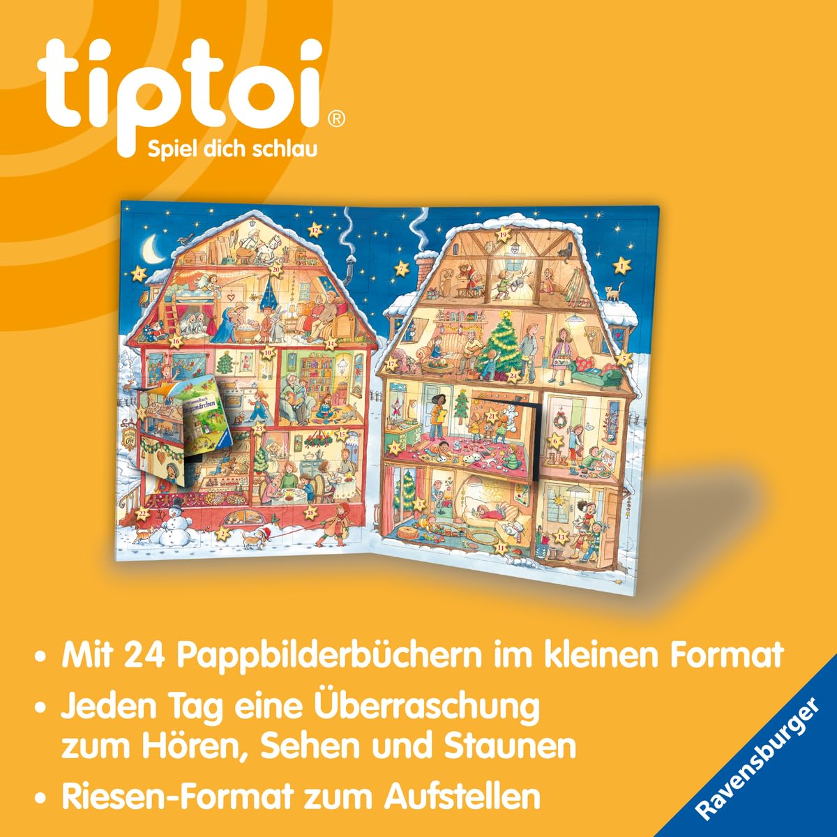 tiptoi® Mein großer Adventskalender, Adventskalender für Kinder ab 3 Jahren, mit 24 Mini-Büchern – Bild 5
