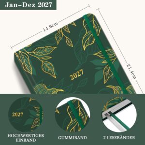 Lonely Oak Calendar 2027 Book Calendar A5 Weekly Planner Pocket Calendar – Bild 6